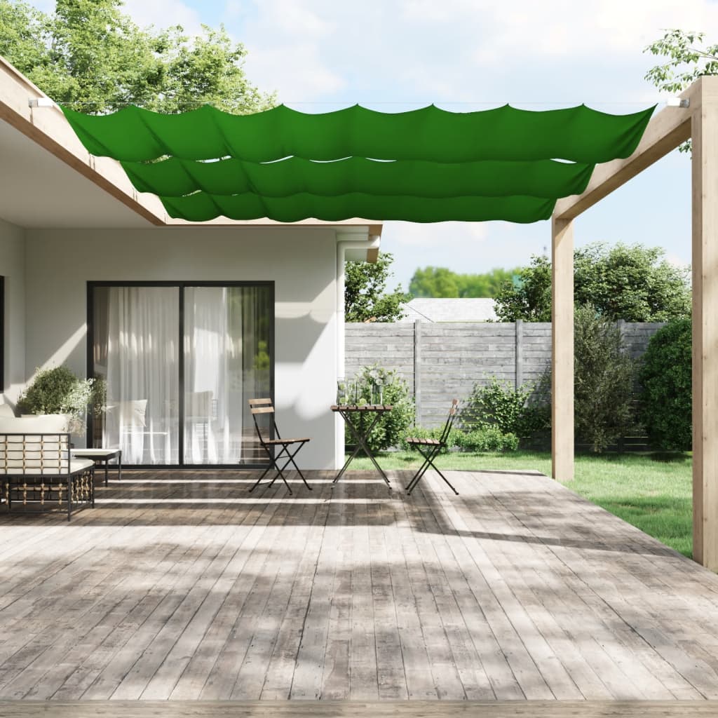 Vidaxl vertical awning 180x1200 cm oxford fabric light green