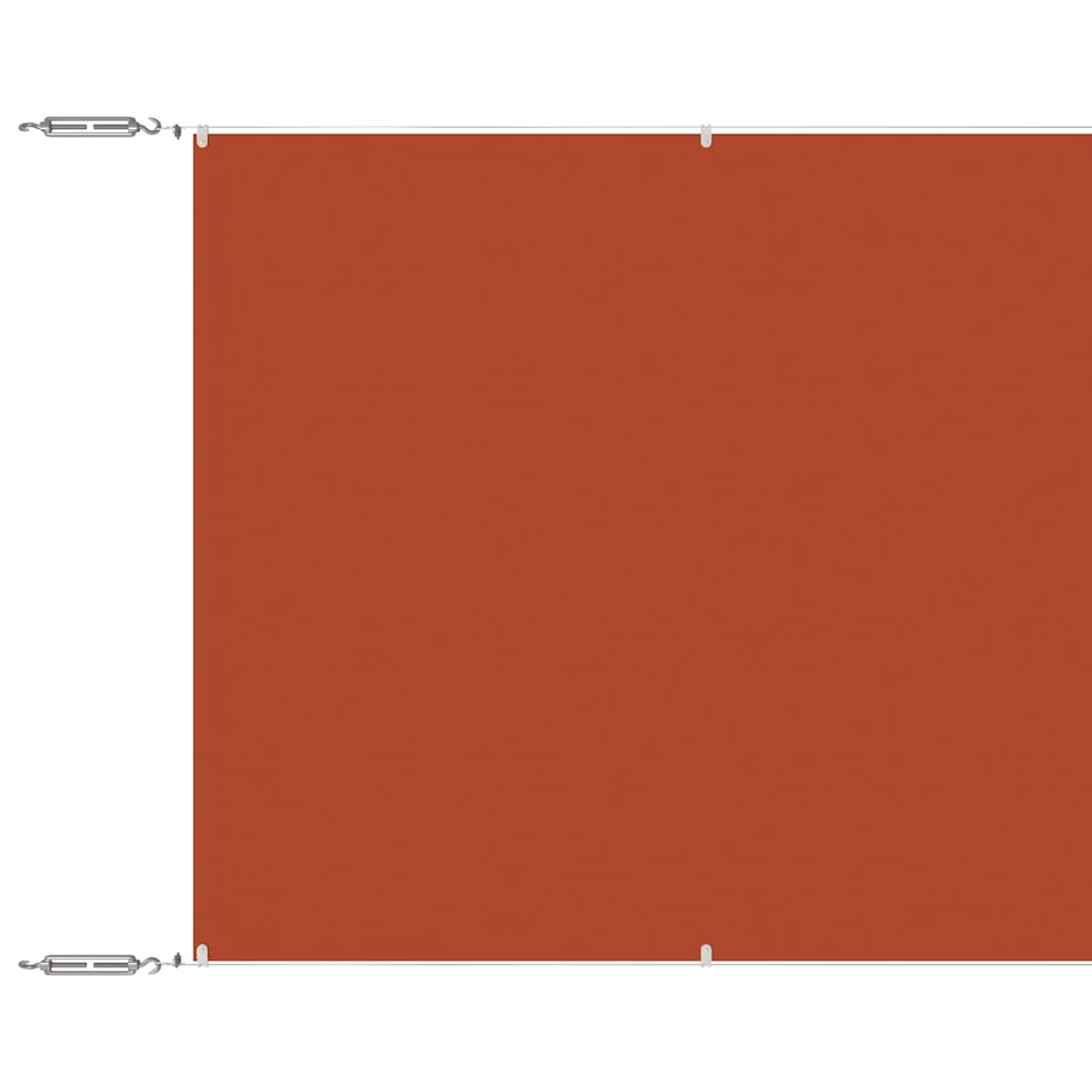 Vidaxl Luifel vertikal 60x800 cm oxford tyg terrakotta -färgad