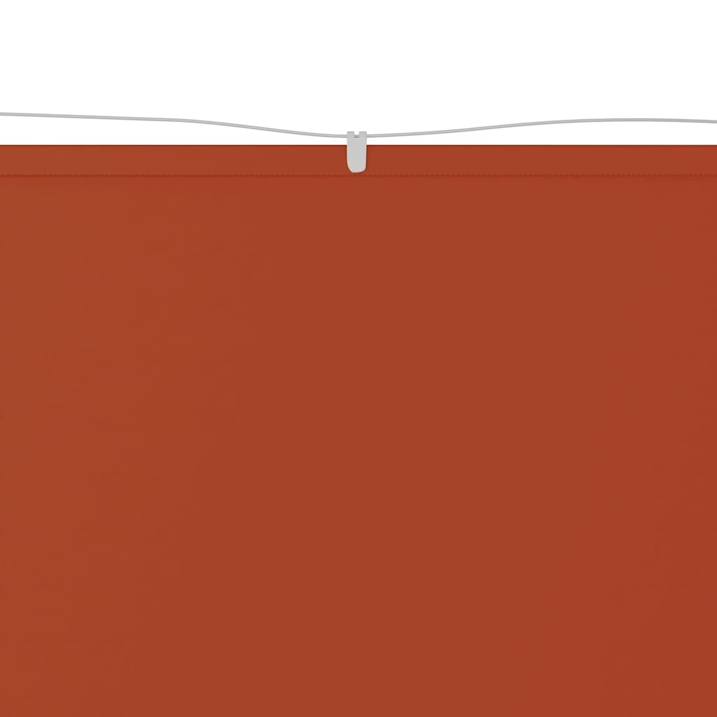 Vidaxl luifel verticaal 60x1200 cm oxford stof terracottakleurig
