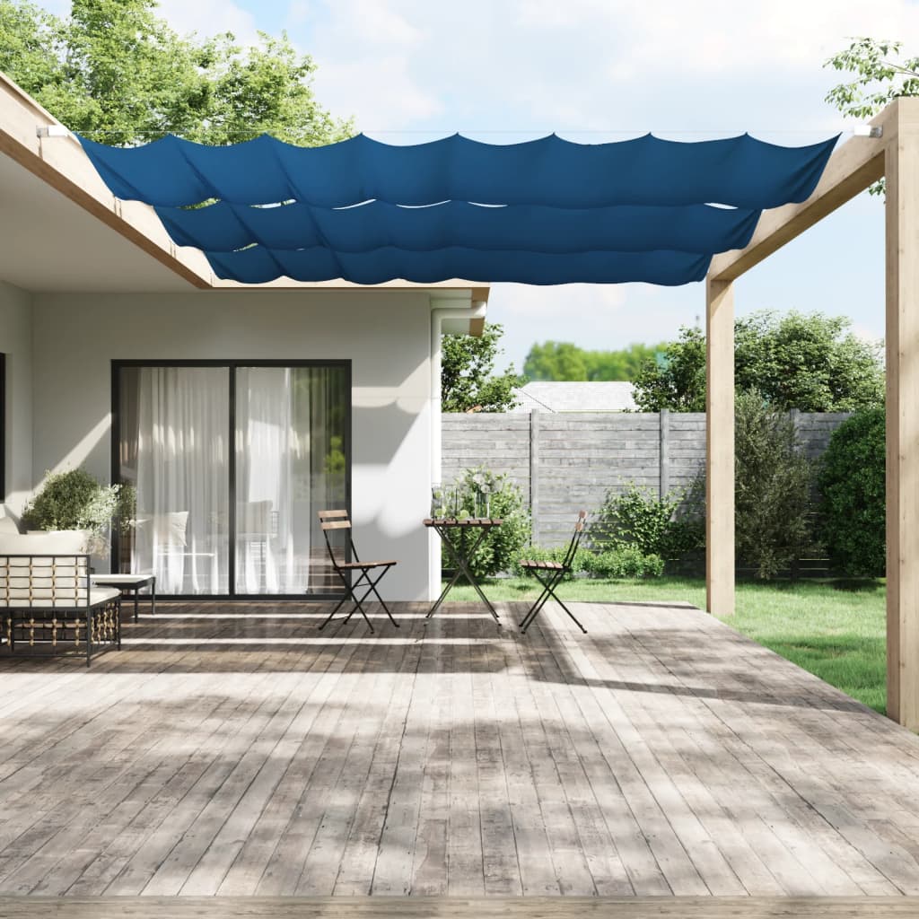 Vidaxl Luifel vertikal 140 x 420 cm Oxford Stoff blau