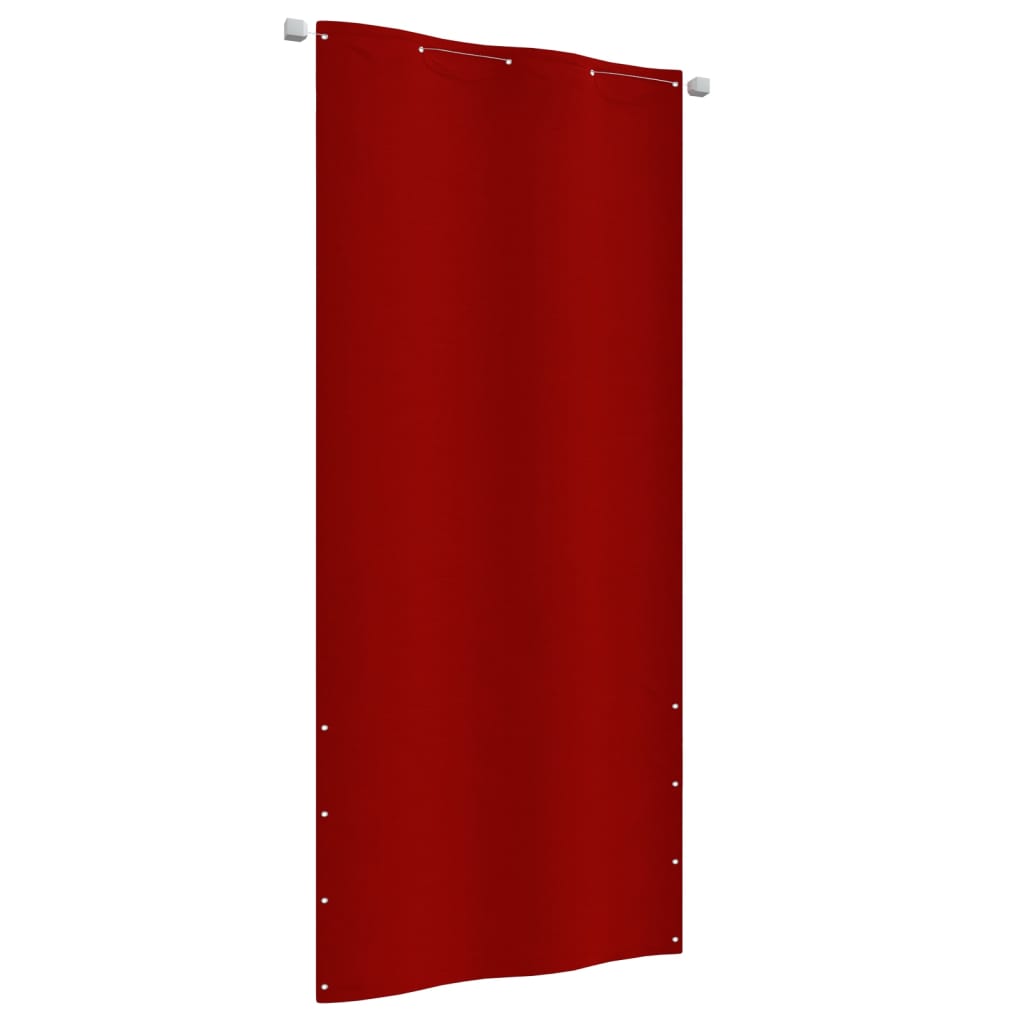 VidaXL Balcony Screen 100x240 cm Oxford Fabric Red