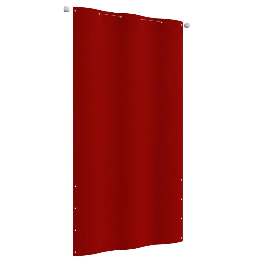 Vidaxl Balkon Bildschirm 120x240 cm Oxford Stoff rot