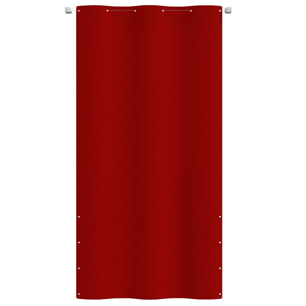 Vidaxl Balkon Bildschirm 120x240 cm Oxford Stoff rot