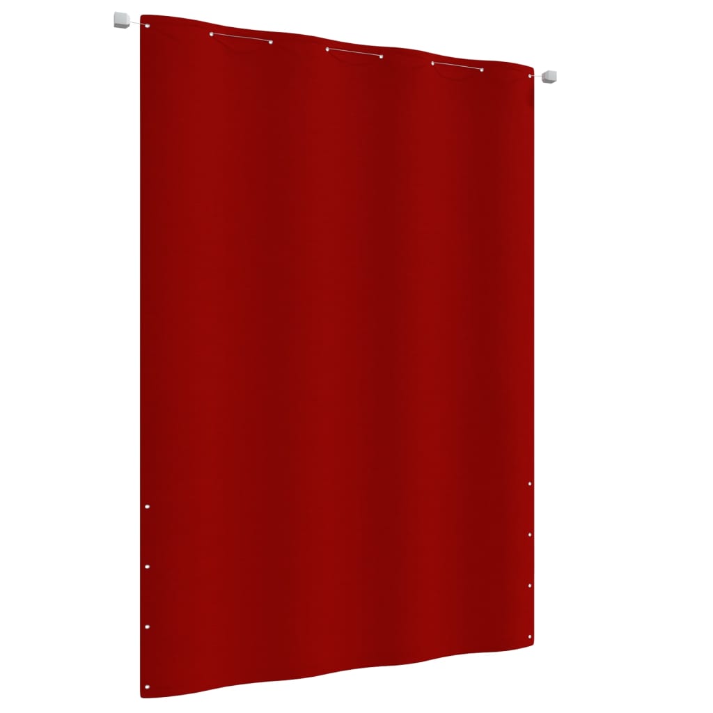 Vidaxl Balkon Bildschirm 160x240 cm Oxford Stoff rot