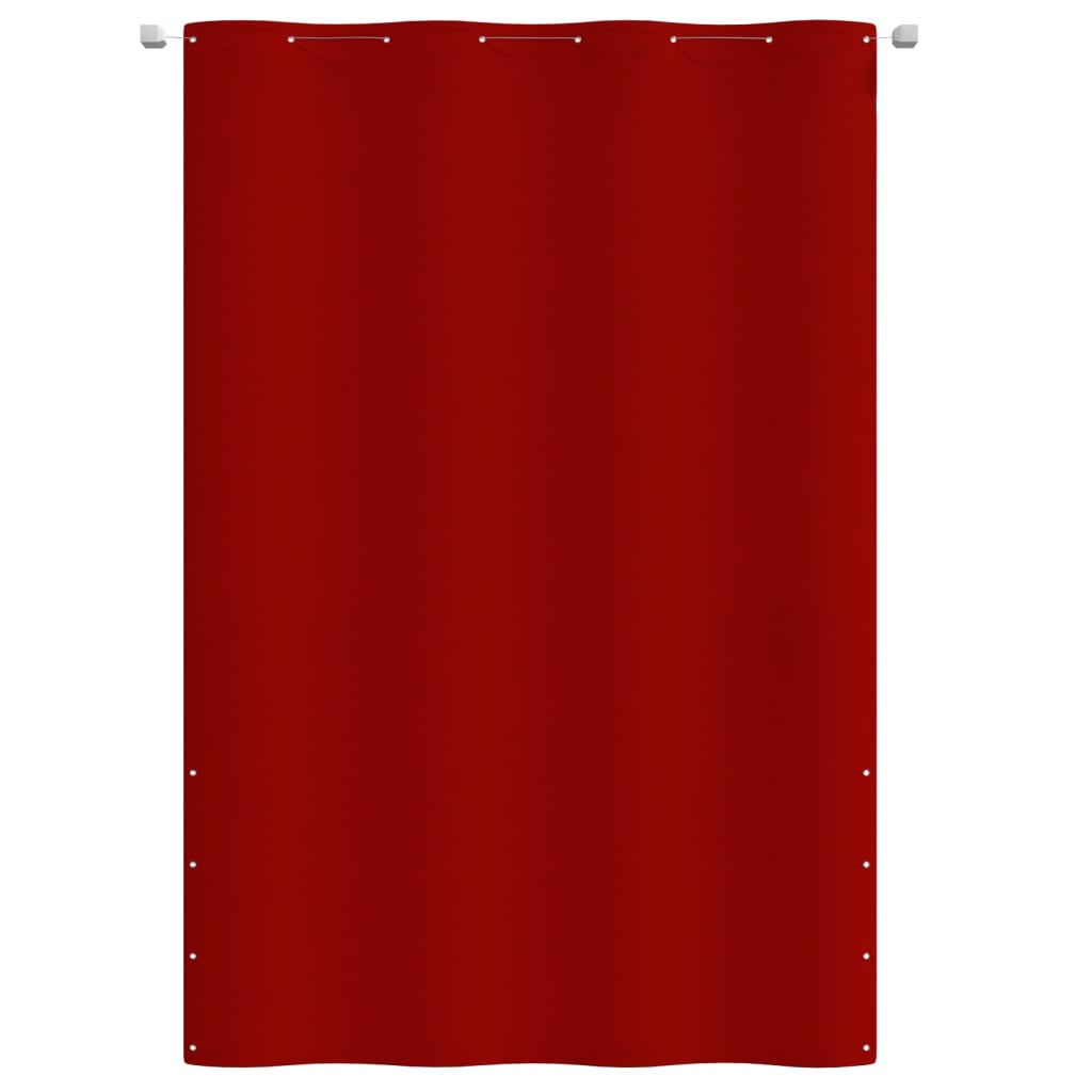 Vidaxl Balkon Bildschirm 160x240 cm Oxford Stoff rot
