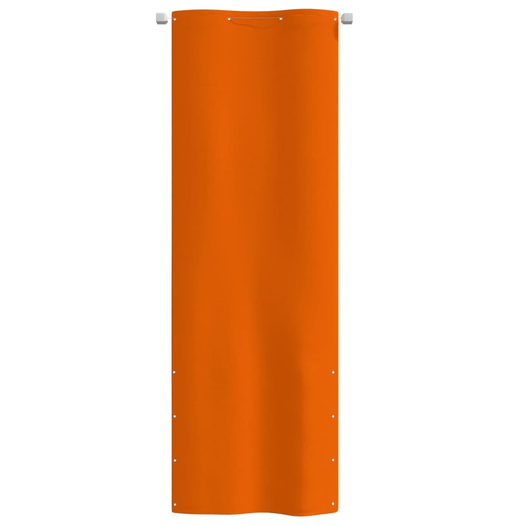 Pantalla de balcón Vidaxl 80x240 cm Oxford Fabric Naranja