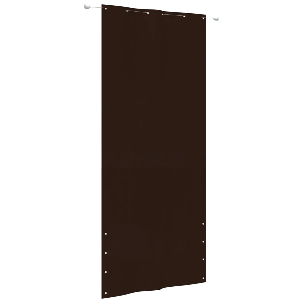 Vidaxl balcony screen 120x240 cm oxford fabric brown