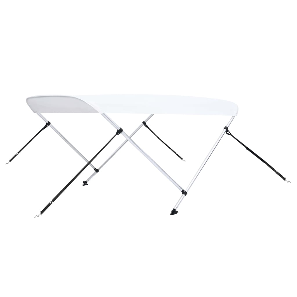 VidaXL bimini top 2 arches 180x130x110 cm white