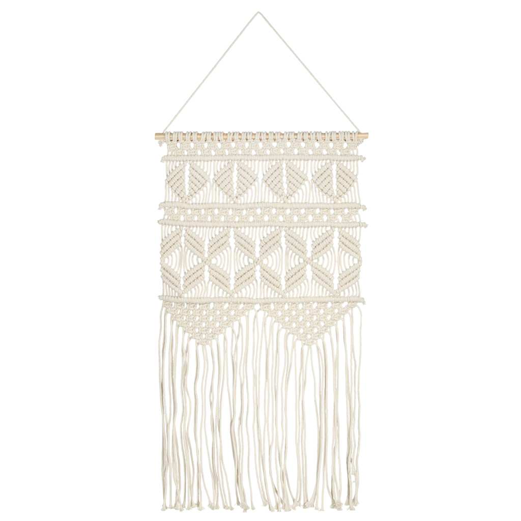 Vidaxl Wall Hanger Macramé 40x80 cm bomull