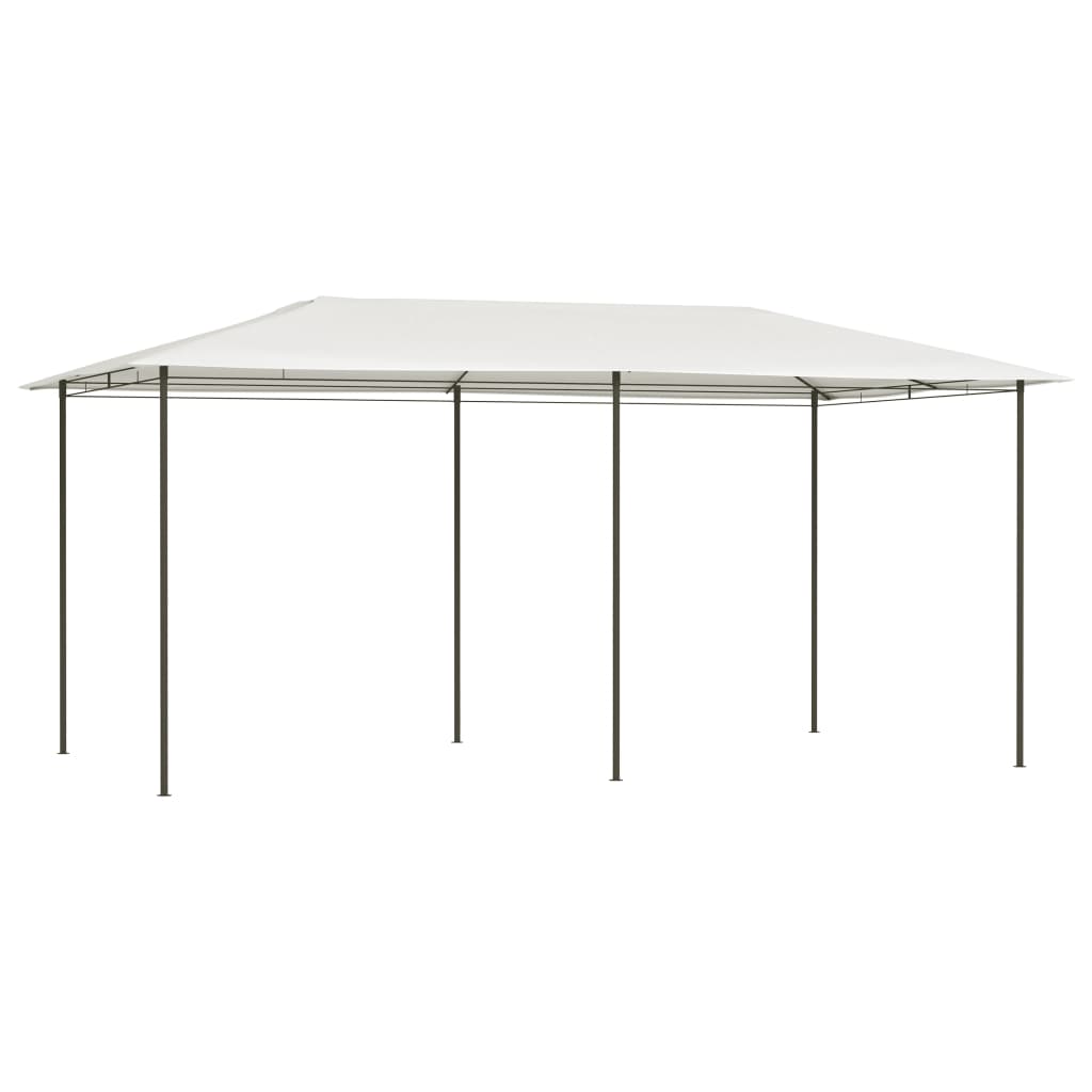 VidaXL Gazebo 160 g m² 2.98x5.3x2.59 m cream-colored