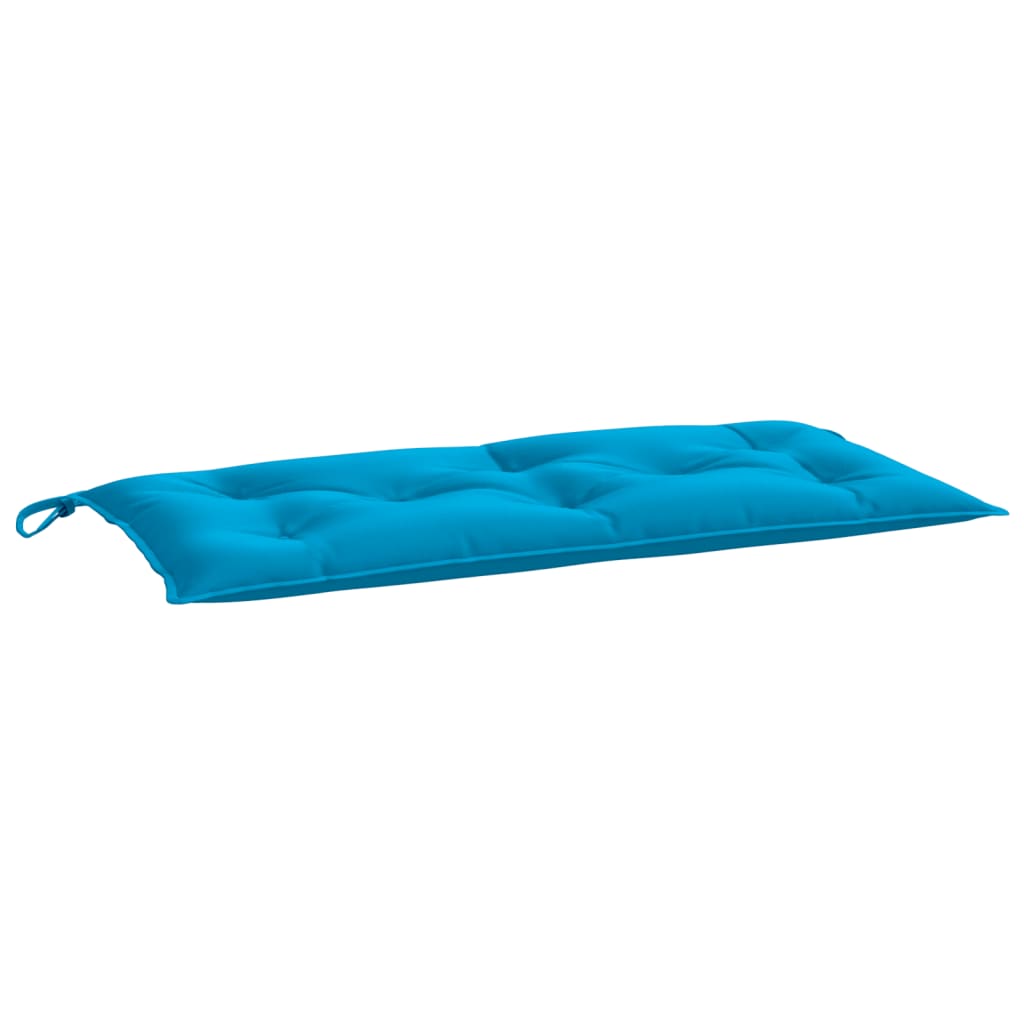 Vidaxl Garden Banch Cushion 100x50x7 cm tessuto oxford azzurro
