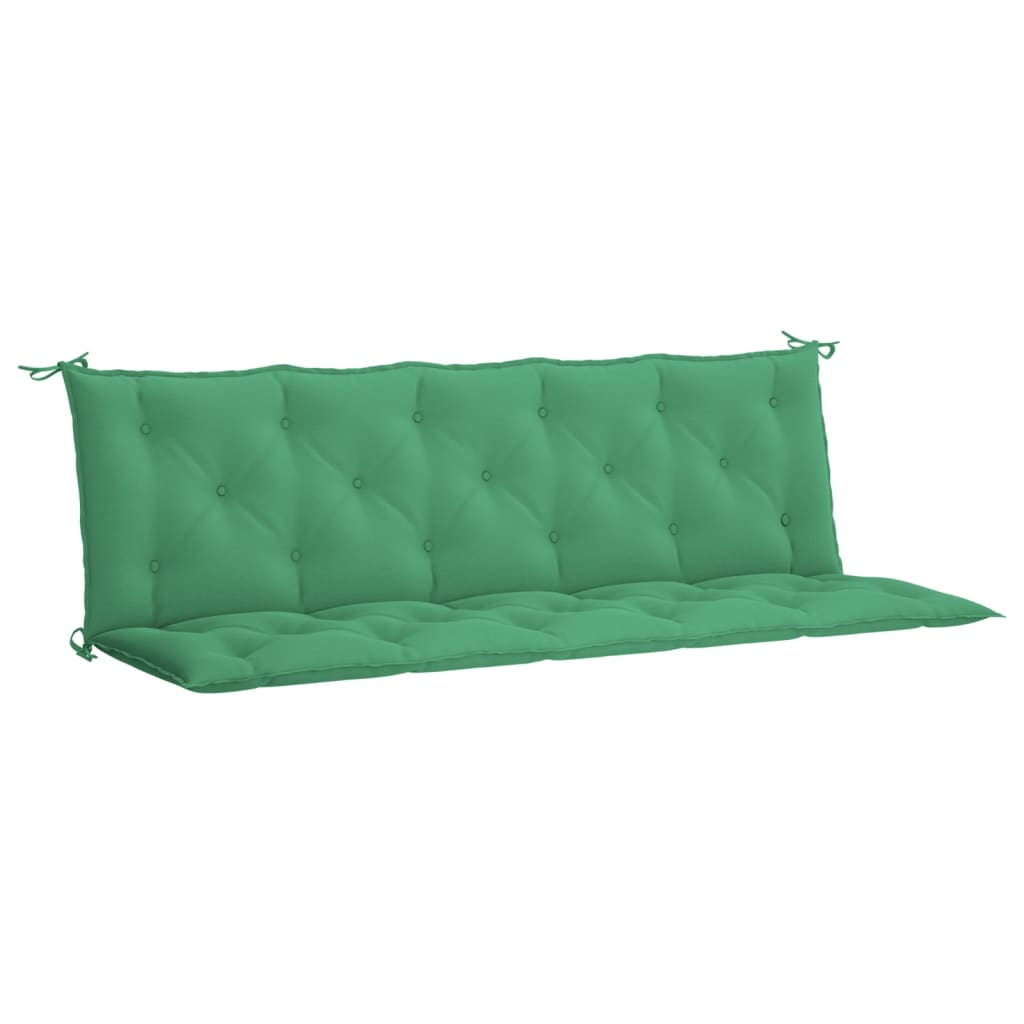VIDAXL Garden Bench blazina 180x (50+50) x7 cm Oxford tkanina zelena