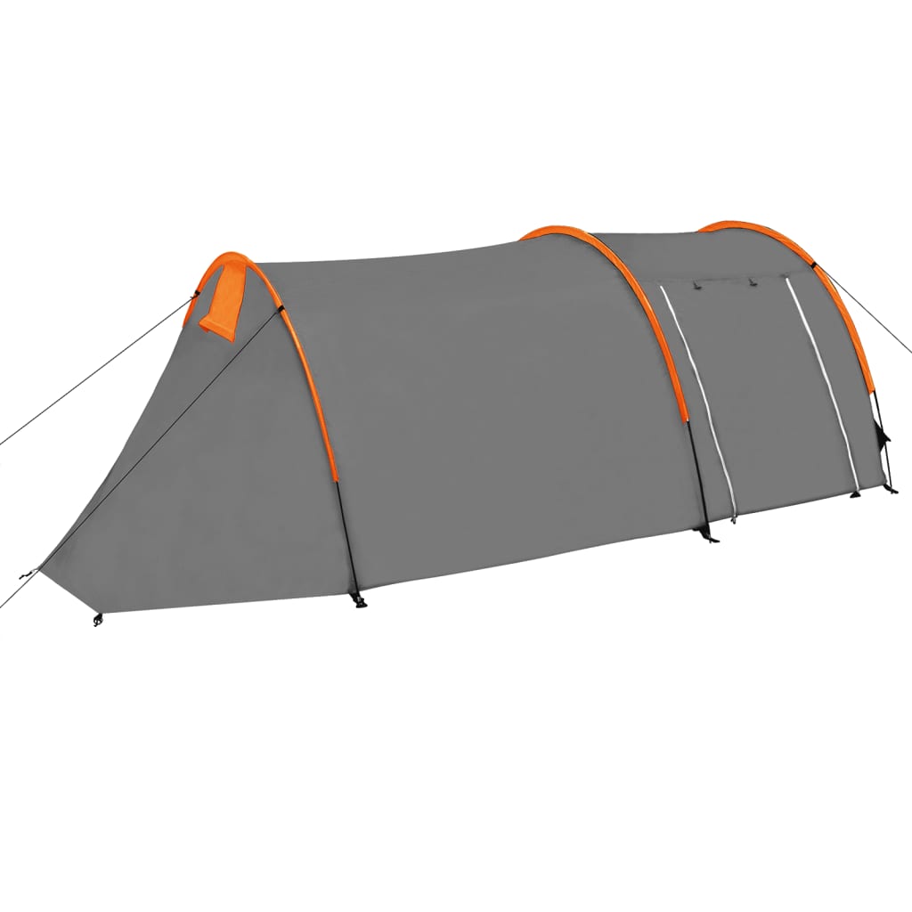 Tenda Vidaxl Grigio e arancione di 4 persone