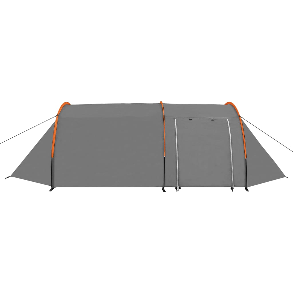 Tenda Vidaxl Grigio e arancione di 4 persone