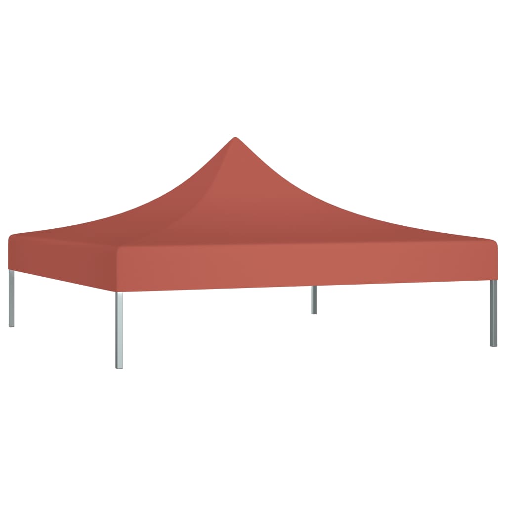 Vidaxl -Party -Zeltdach 270 g m² 3x3 m Terrakotta