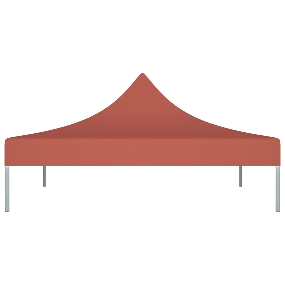 Vidaxl -Party -Zeltdach 270 g m² 3x3 m Terrakotta