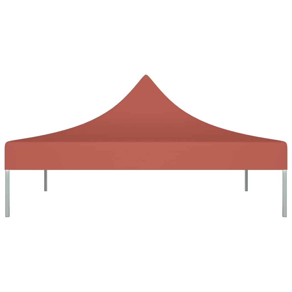 Vidaxl -Party -Zeltdach 270 g m² 3x3 m Terrakotta