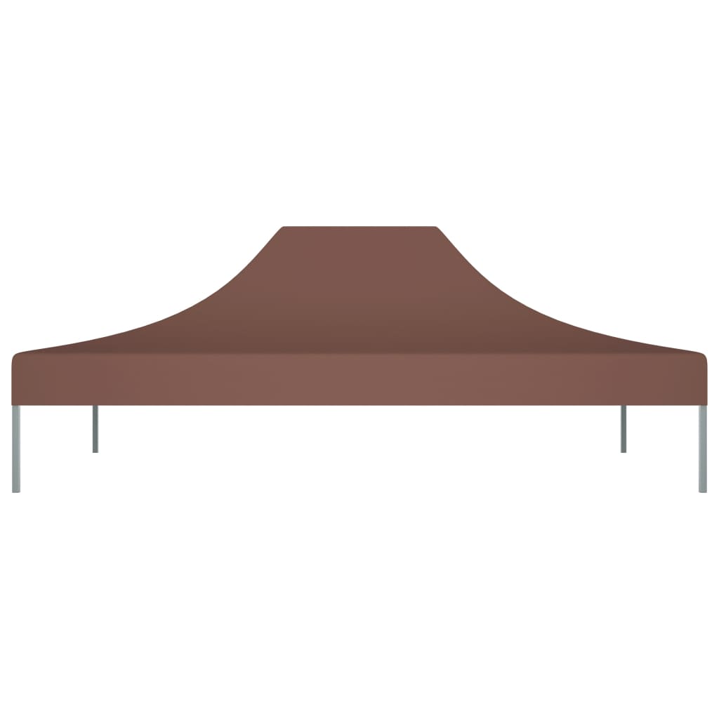 Techo de carpa Vidaxl Party 270 g m² 4.5x3 M marrón