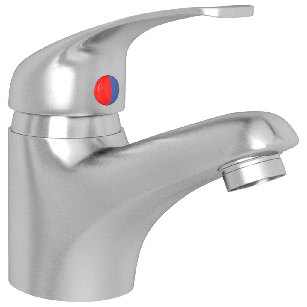 Vidaxl Mixer Tap 13x10 cm de cor prata