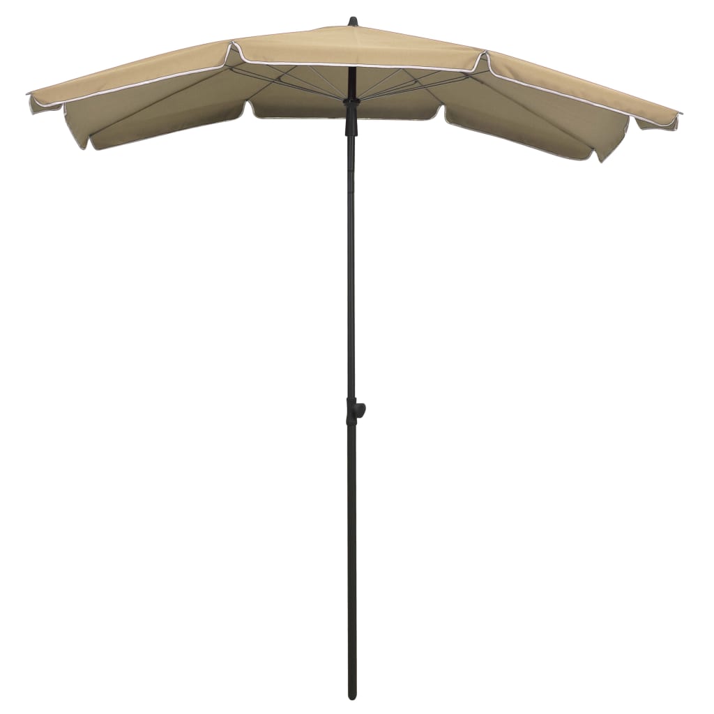 Vidaxl Parasol mit Pole 200x130 cm Taupe