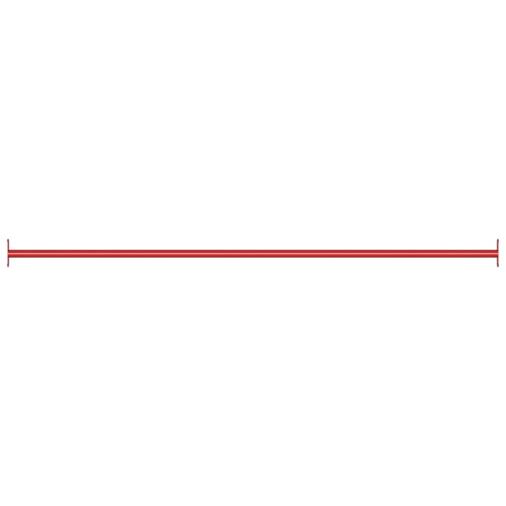 Vidaxl horizontal bar 125 cm steel red