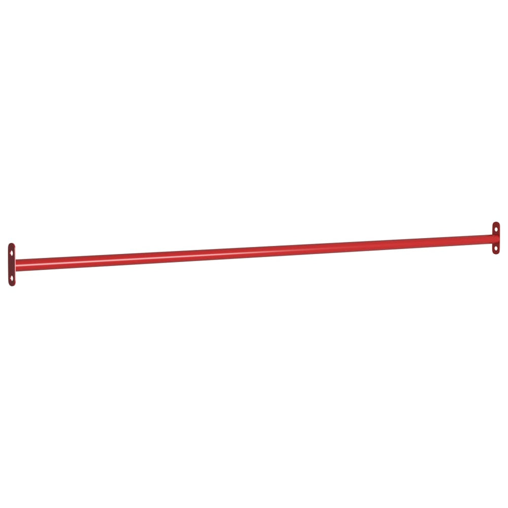 Vidaxl 2-piece pull-up bars 125 cm steel red