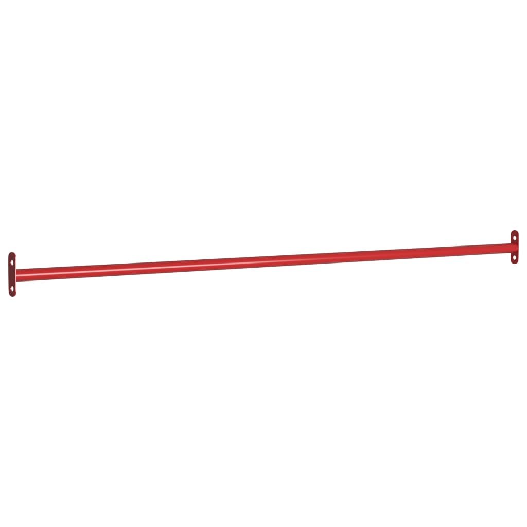 Vidaxl 2-piece pull-up bars 125 cm steel red