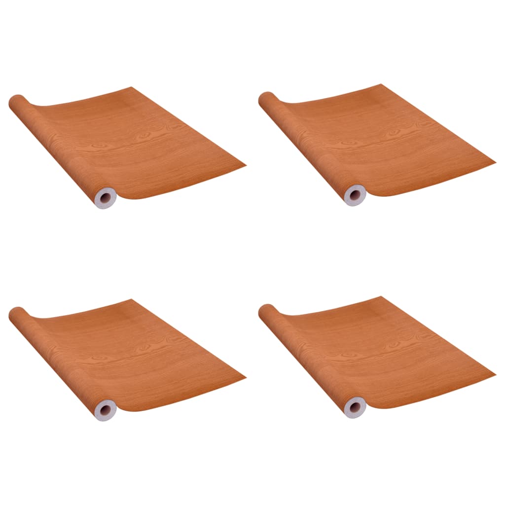 VidaXL Furniture Films Self-Adhesive 2 pcs 500x90 cm PVC Light Oak Color