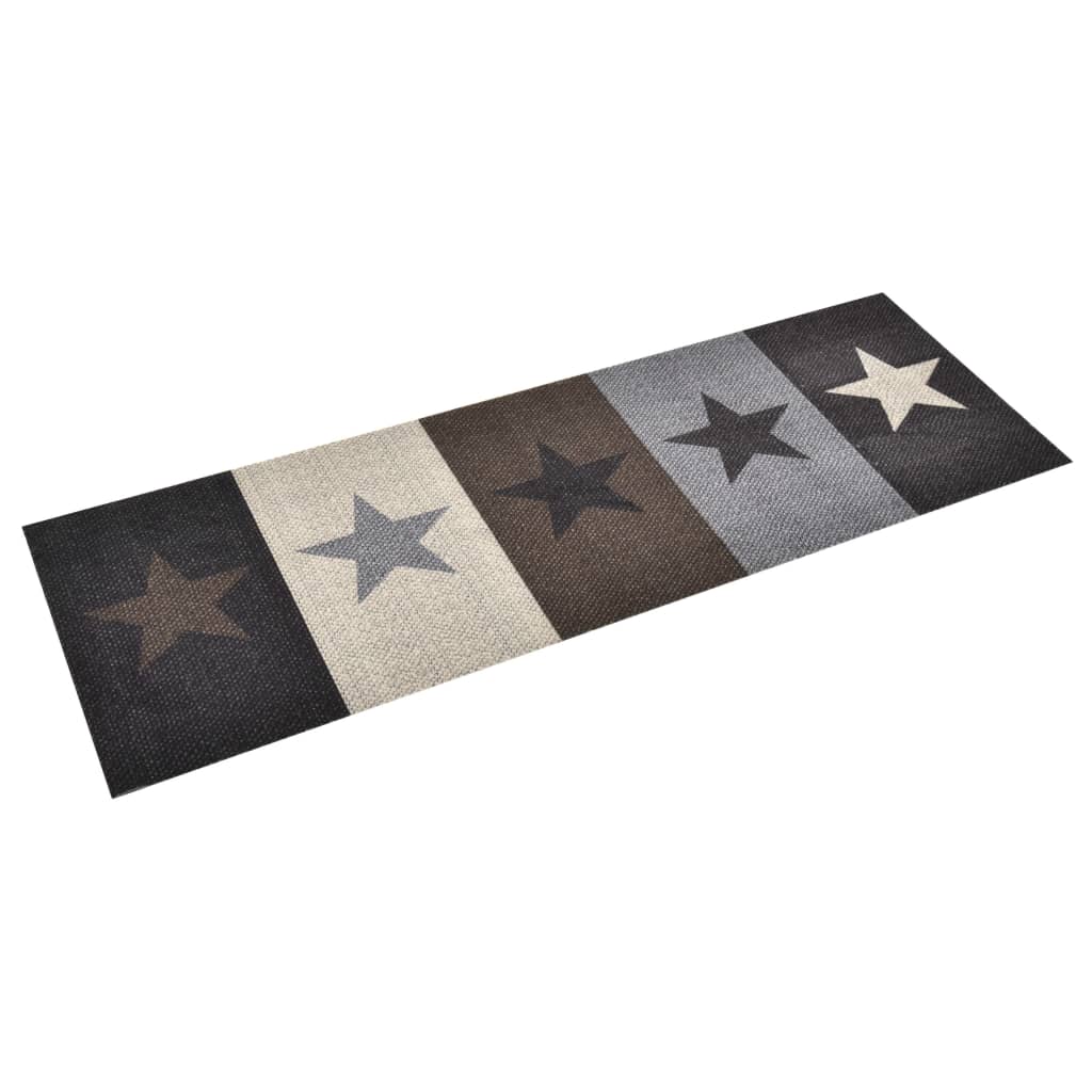 Vidaxl washable kitchen mat stars 60x300 cm