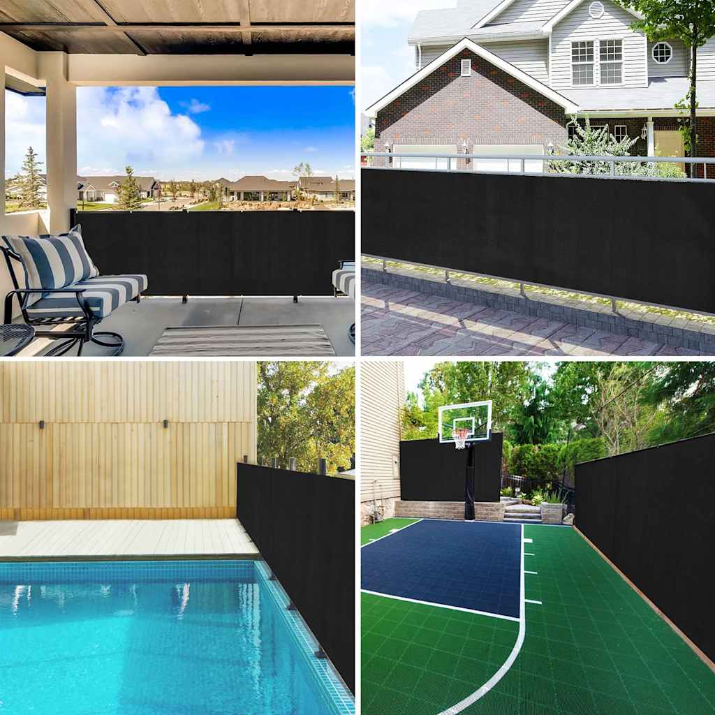 Vidaxl PrivacyNet 75 g m² 1x10 M HDPE Anthrazit -gelöscht