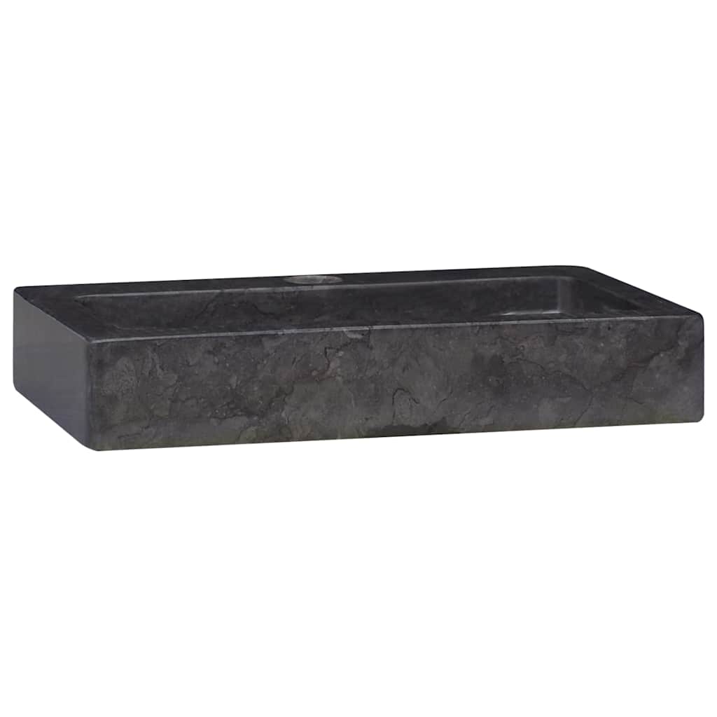 Vidaxl Washbasin Wall -Mounta de vía de mármol de 38x24x6.5 cm de mármol