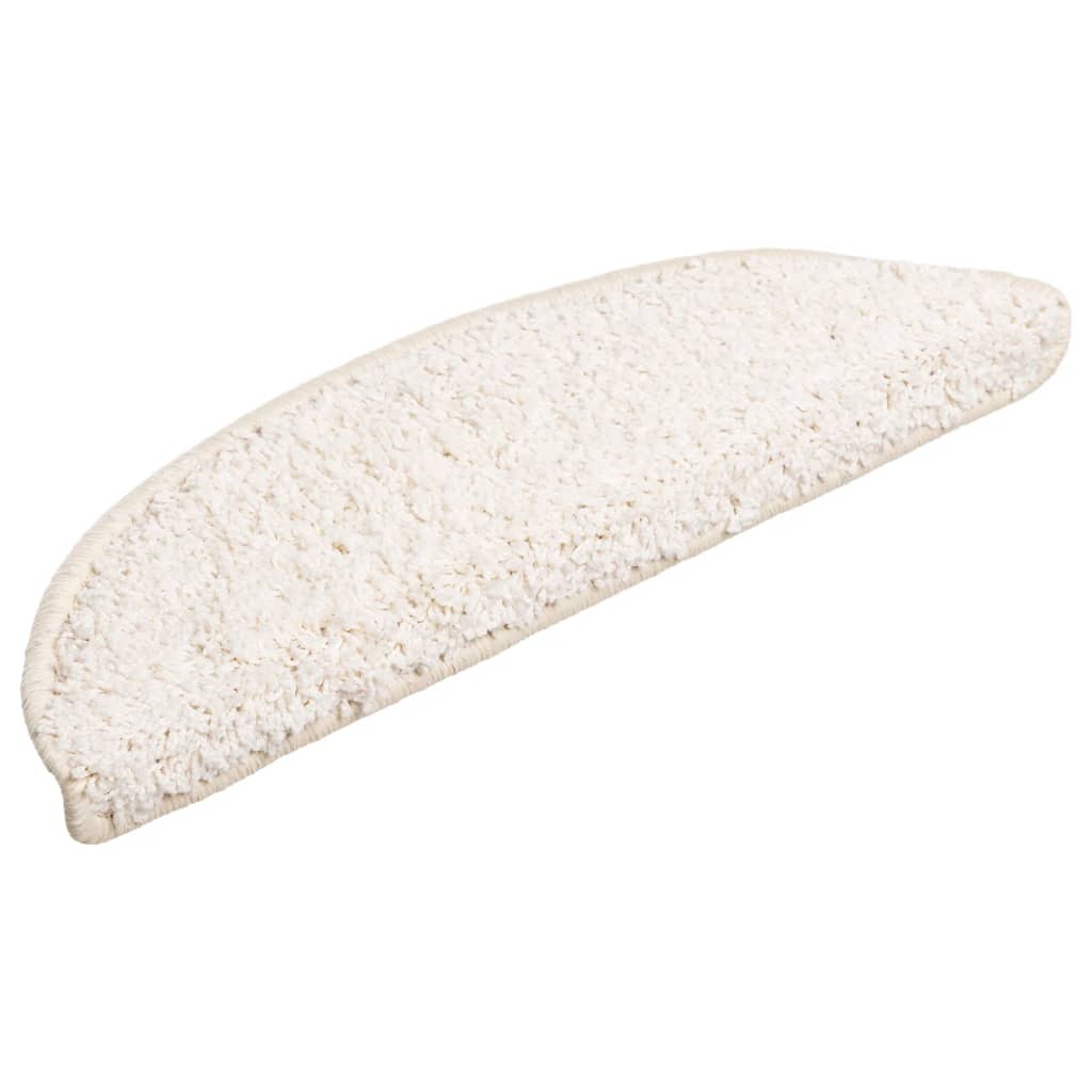 Vidaxl stair mats 10 st 56x17x3 cm white
