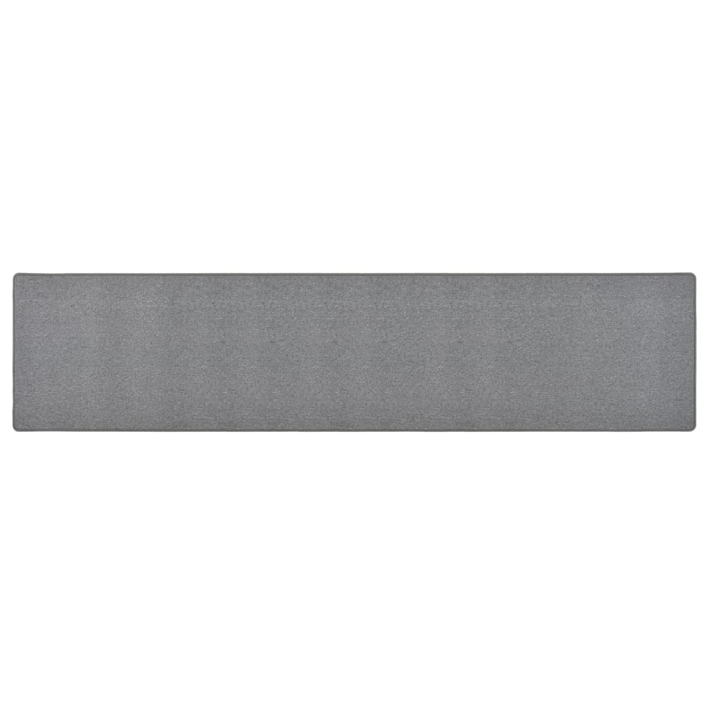 Vidaxl Carpet Runner 80x400 cm gris foncé