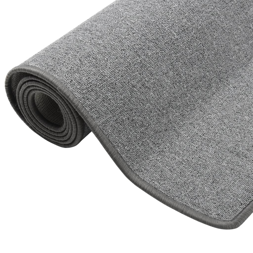 Vidaxl Carpet Runner 80x400 cm gris foncé