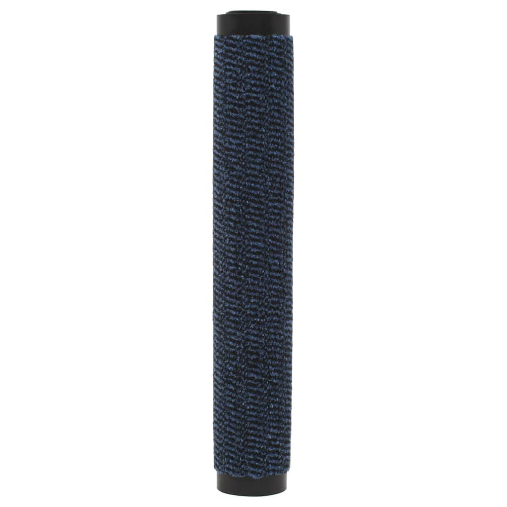 Vidaxl tufted doormat 60x150 cm blue