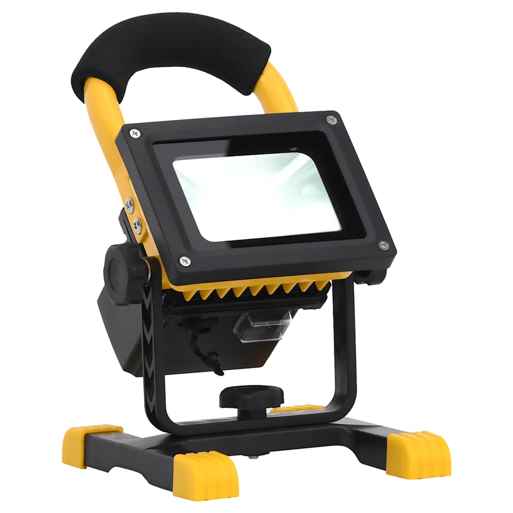 Vidaxl -Scheinwerfer mit wiederaufladbaren LED 30 W Kalt weiß