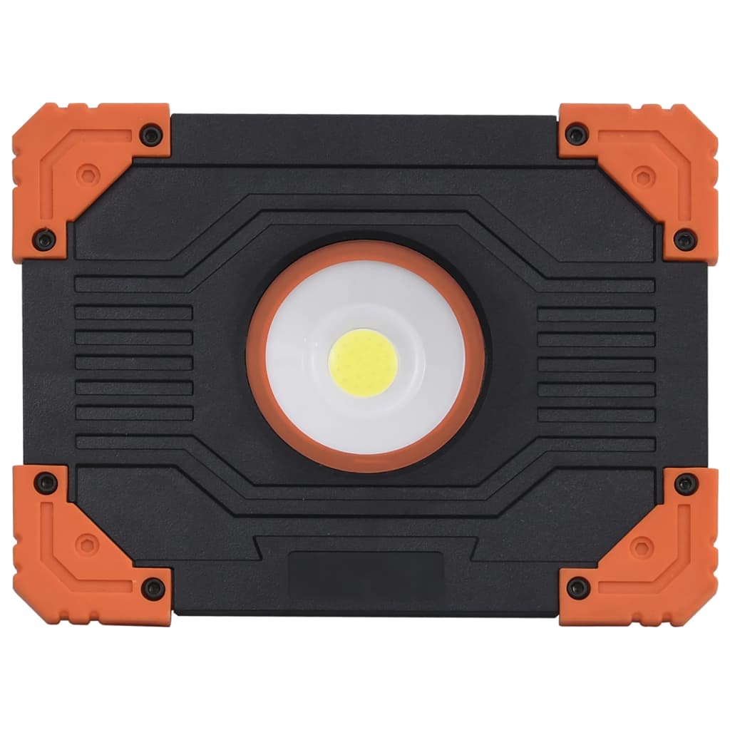 Vidaxl Spotlight LED portable Abs 10 W Cold White