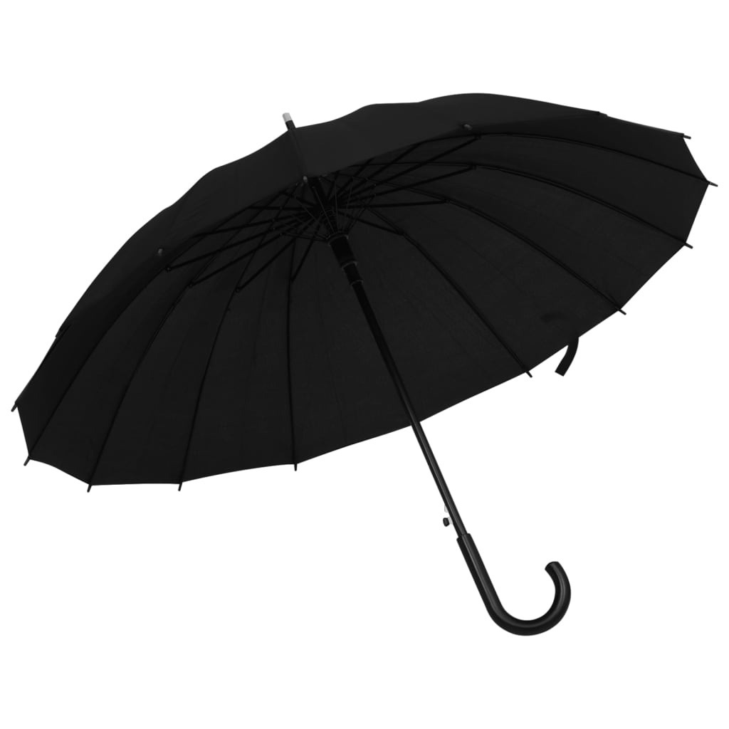 Vidaxl umbrella automatic 105 cm black