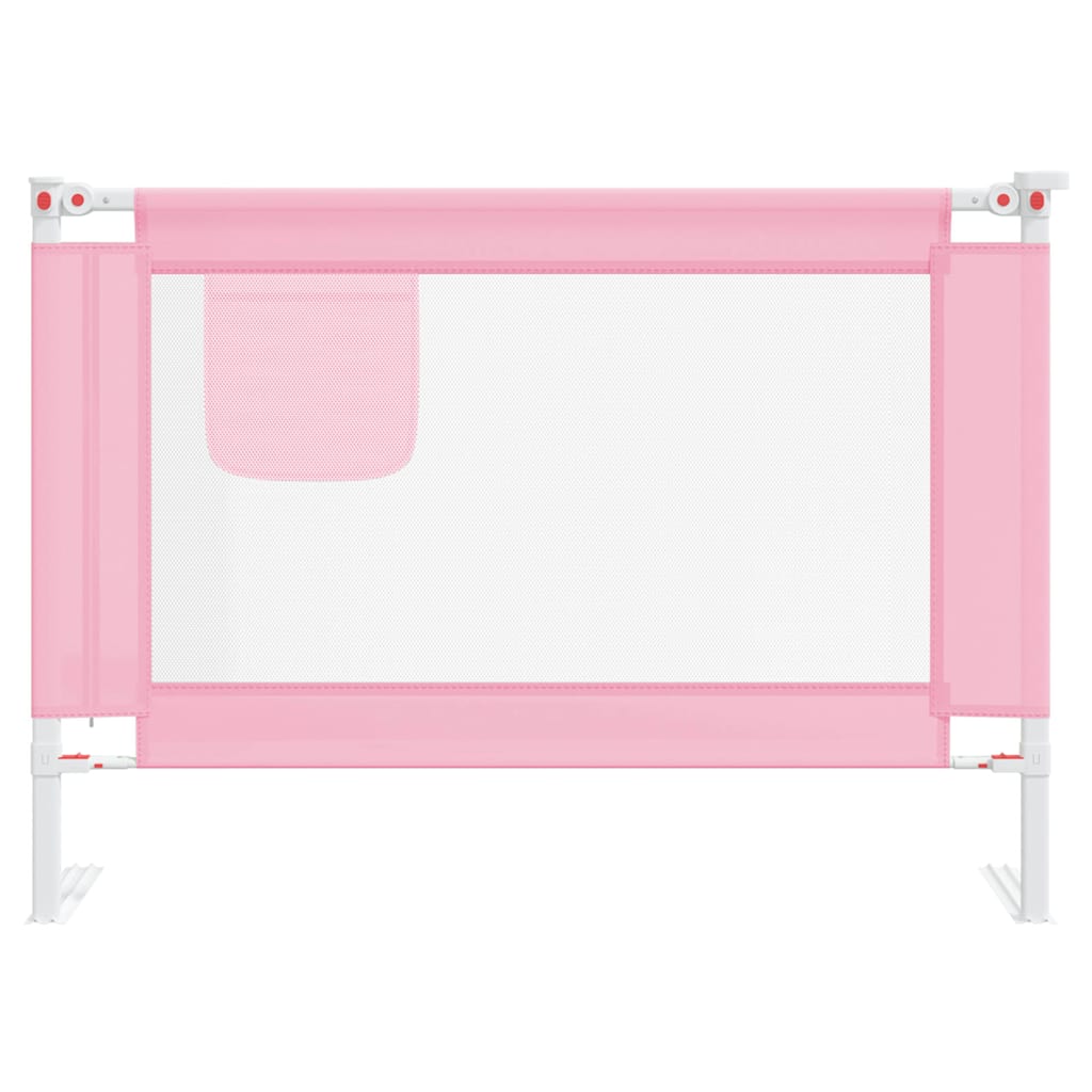 Vidaxl Bettdiagramm Kleinkind 90x25 cm Stoff rosa