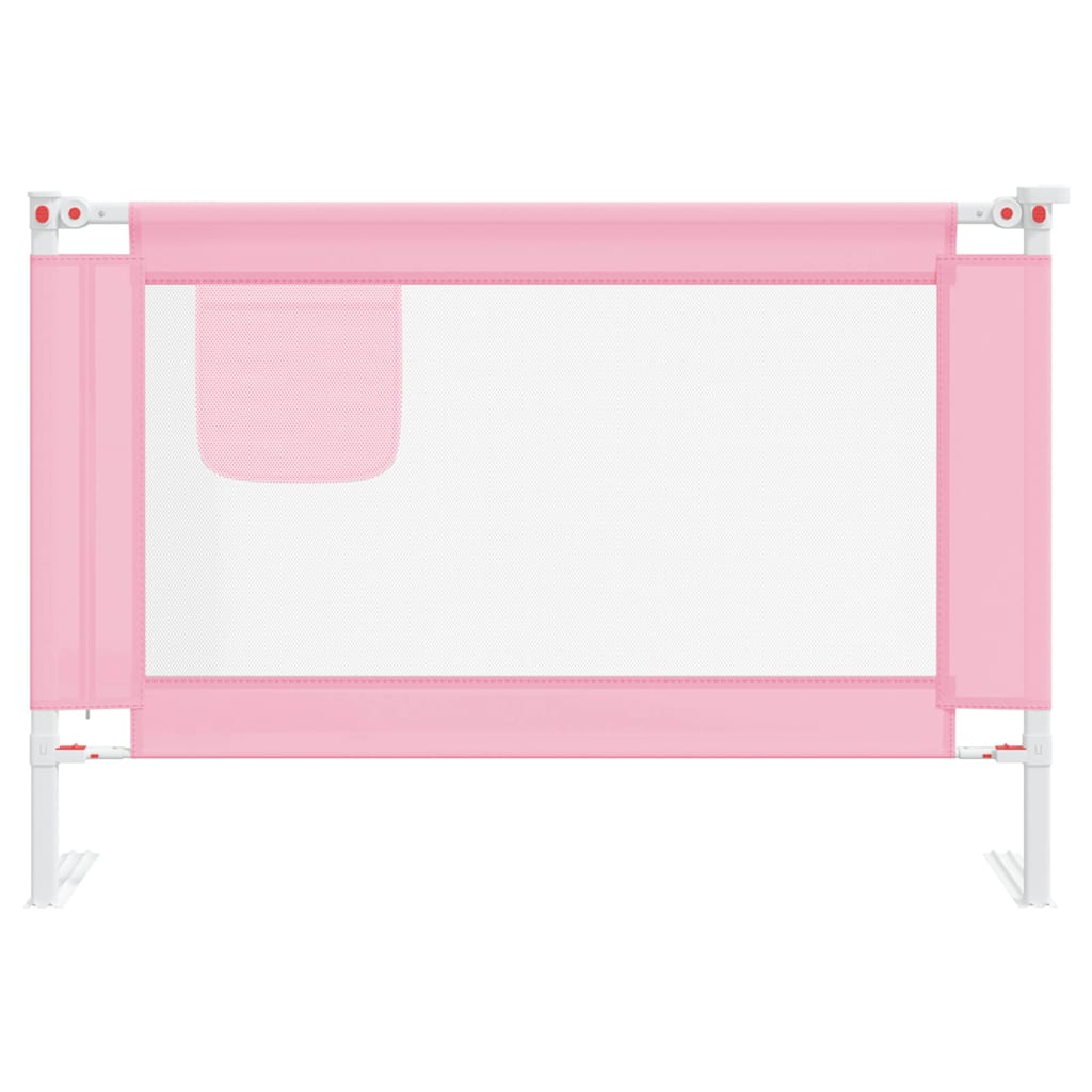 Vidaxl Bettdiagramm Kleinkind 100x25 cm Stoff rosa