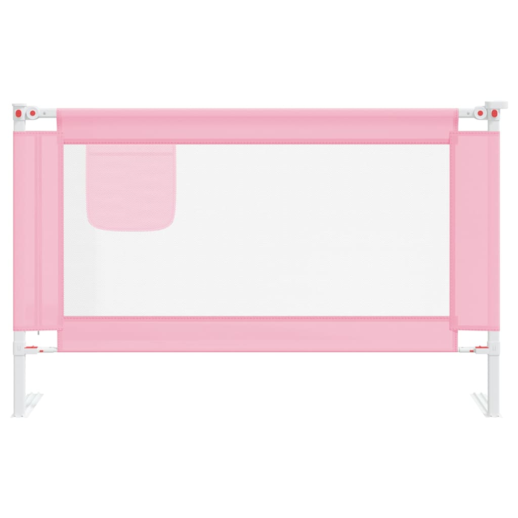 Vidaxl Bettdiagramm Kleinkind 120x25 cm Stoff rosa