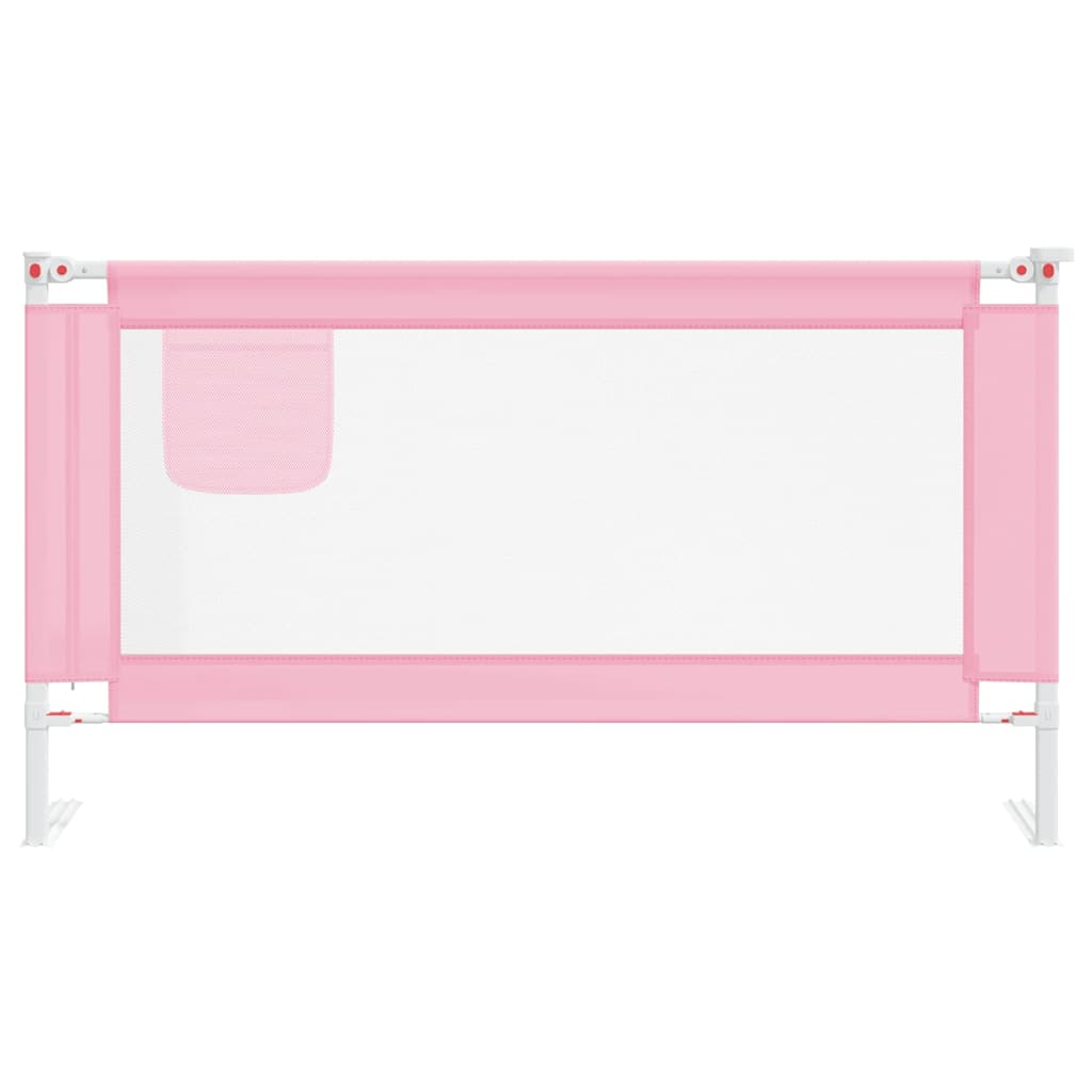 Vidaxl Bettdiagramm Kleinkind 150x25 cm Stoff rosa