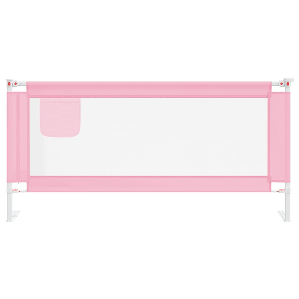 Vidaxl Bettdiagramm Kleinkind 190x25 cm Stoff rosa