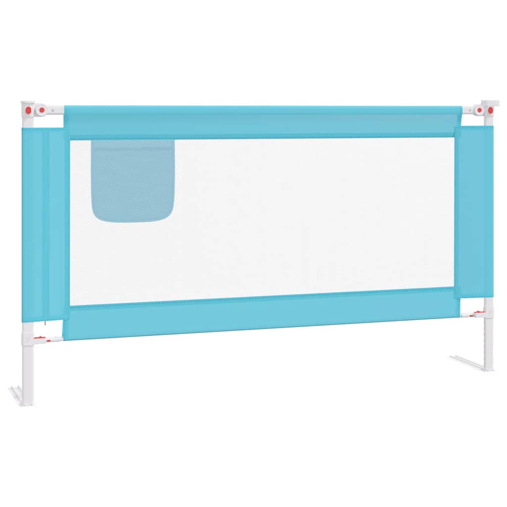 Vidaxl Bettdiagramm Kleinkind 150x25 cm Stoff blau