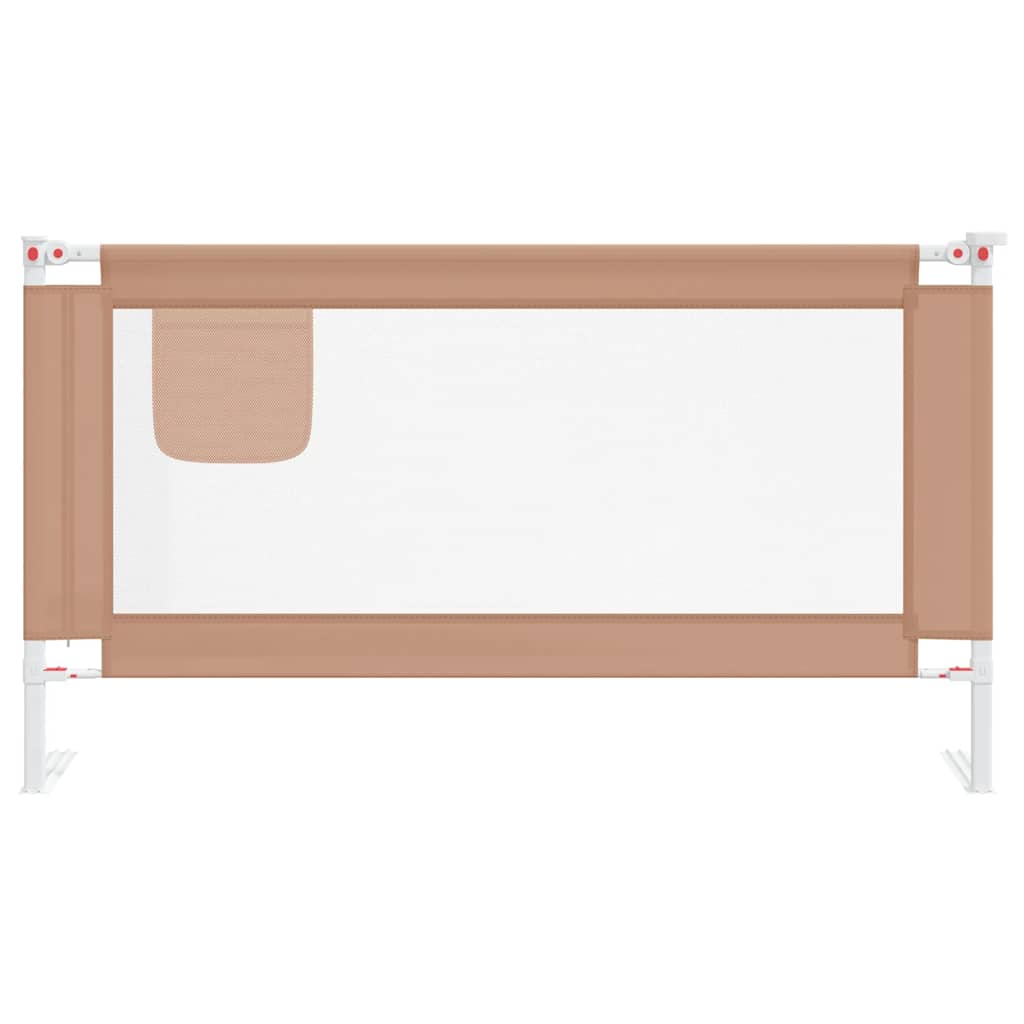 VIDAXL -Bettdiagramm Kleinkind 150x25 cm Stofftaupe