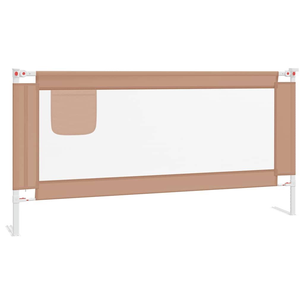 VIDAXL -BED -Diagramm Kleinkind 180x25 cm Stofftaupe