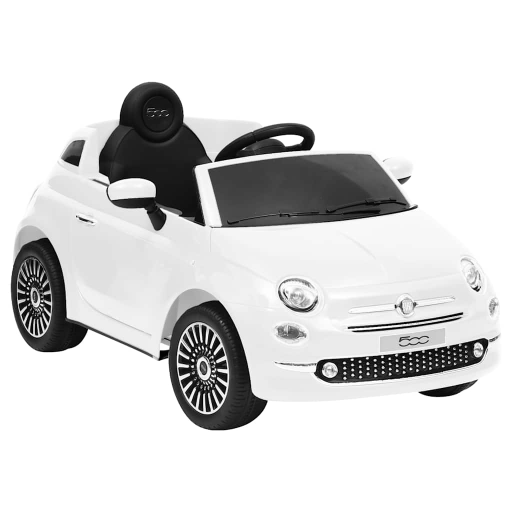 Vidaxl Dětské auto Fiat 500 Electric White