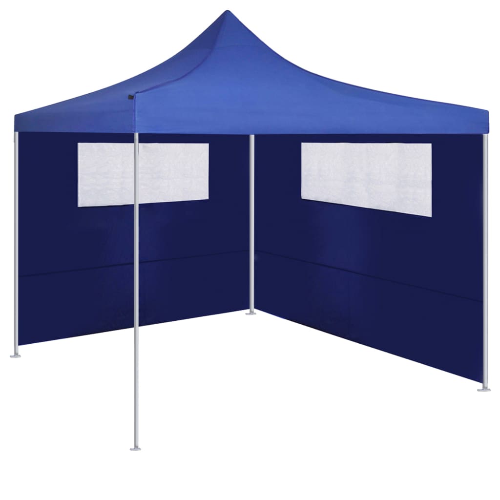 Vidaxl Gazebo Side Walls with Windows 2 pcs Blue