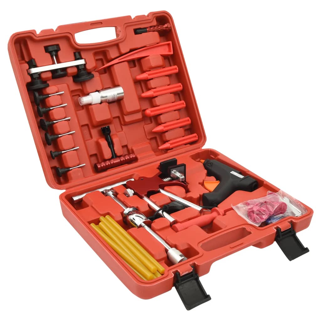 Vidaxl 42-piece dent puller kit with storage box