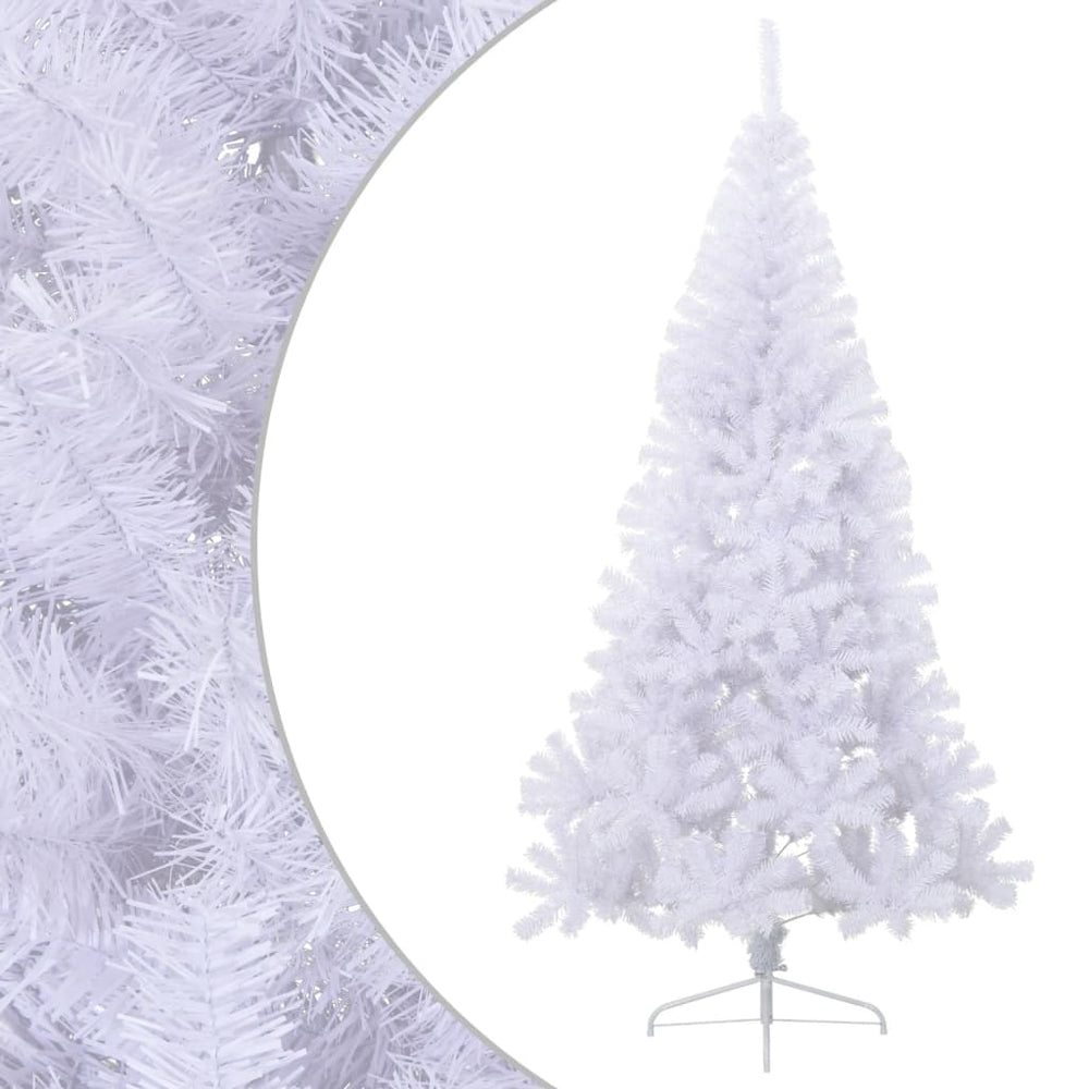 Vidaxl Kunstkerstboom med standard halv 210 cm PVC Green